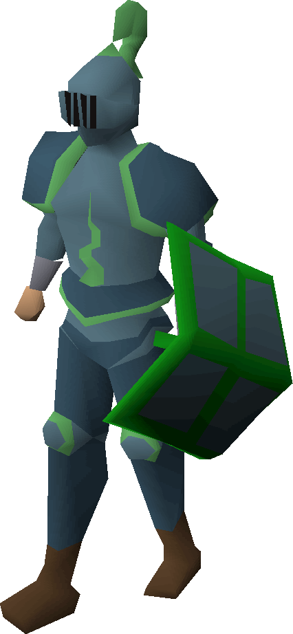 Guthix armour set (lg) equipped
