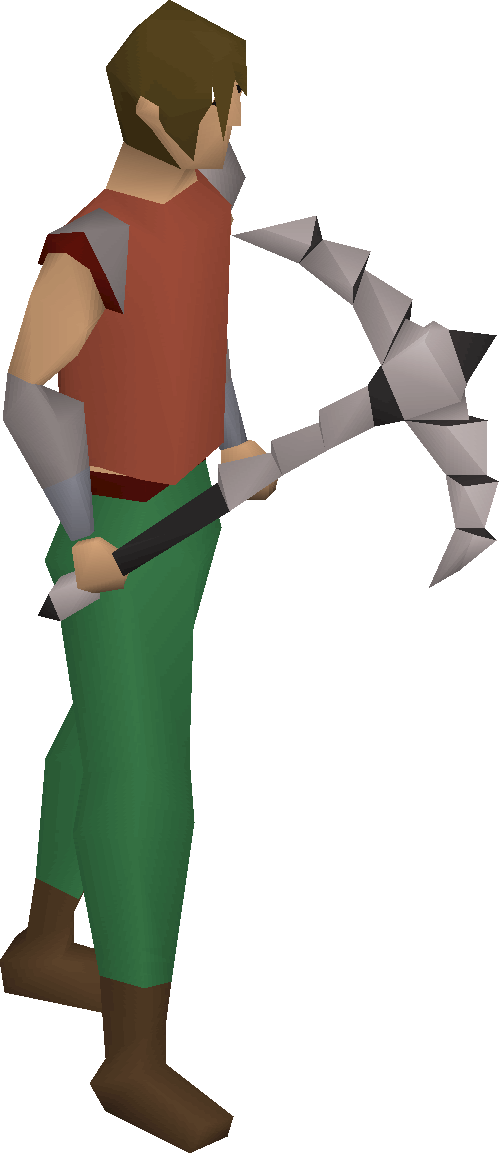 3rd age pickaxe equipped