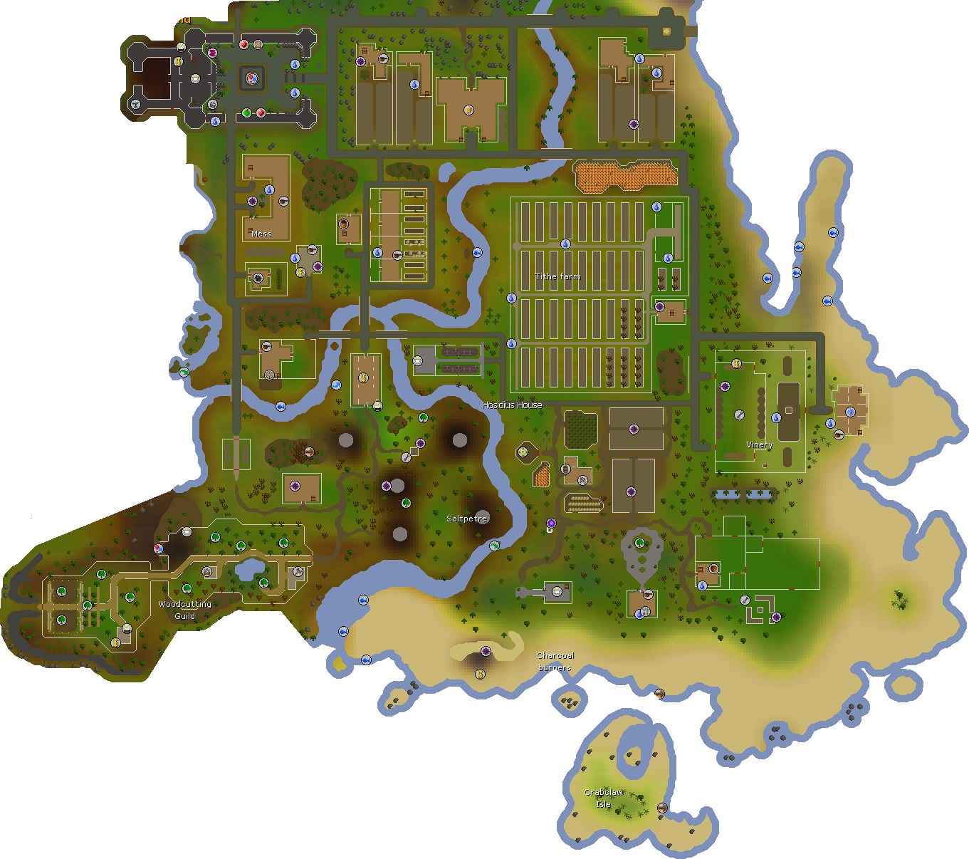 Image - Hosidius House map.png | Old School RuneScape Wiki | FANDOM