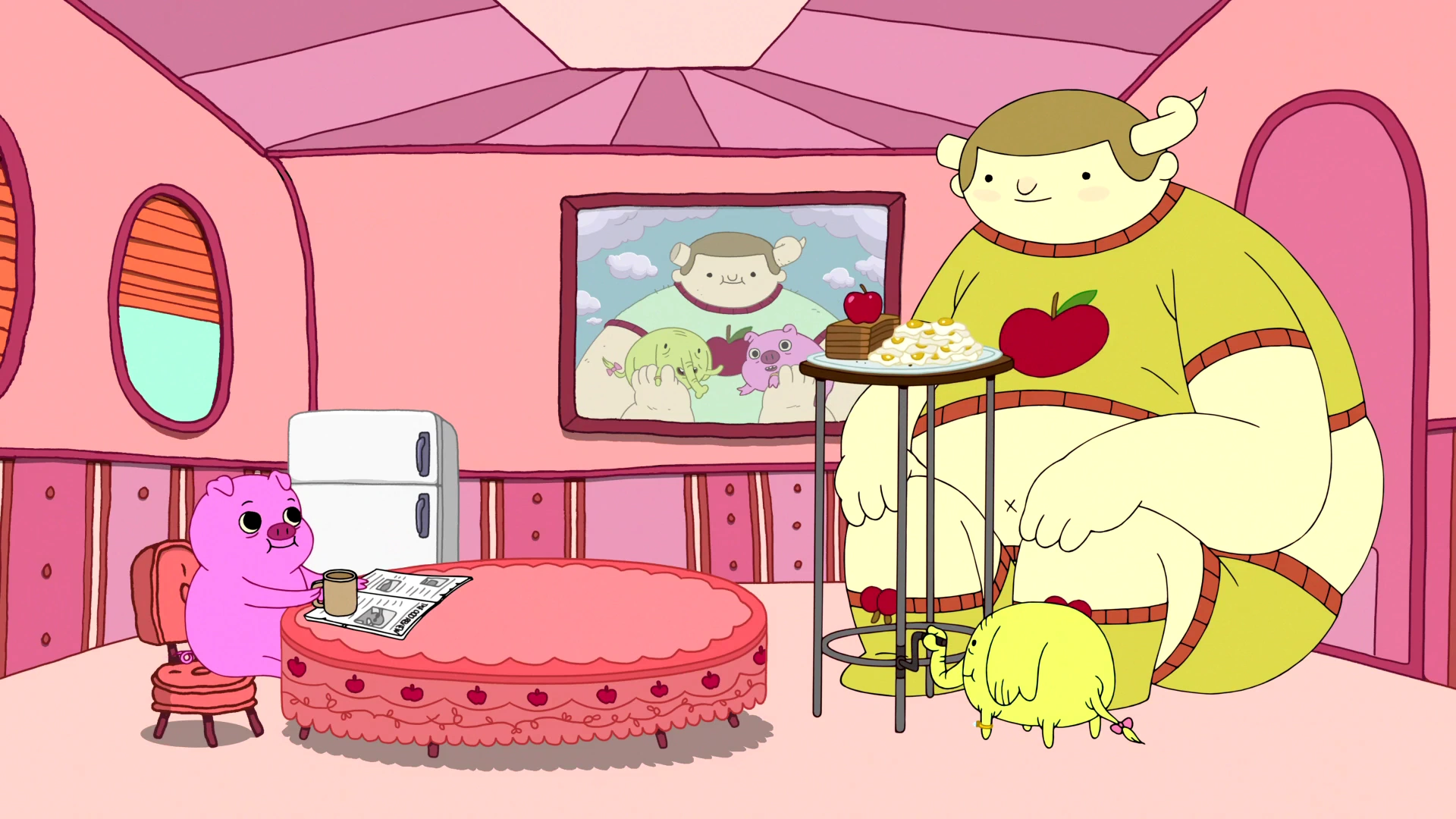 Image S6e26 Sweet P eating breakfast.png Adventure Time Wiki