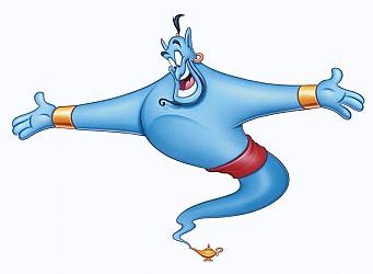 Image result for genie aladdin wish