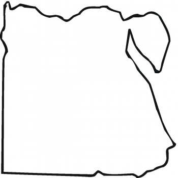 Map Of Egypt Coloring Page Image Egyptmapoutlinecoloringpagejpg Alternative