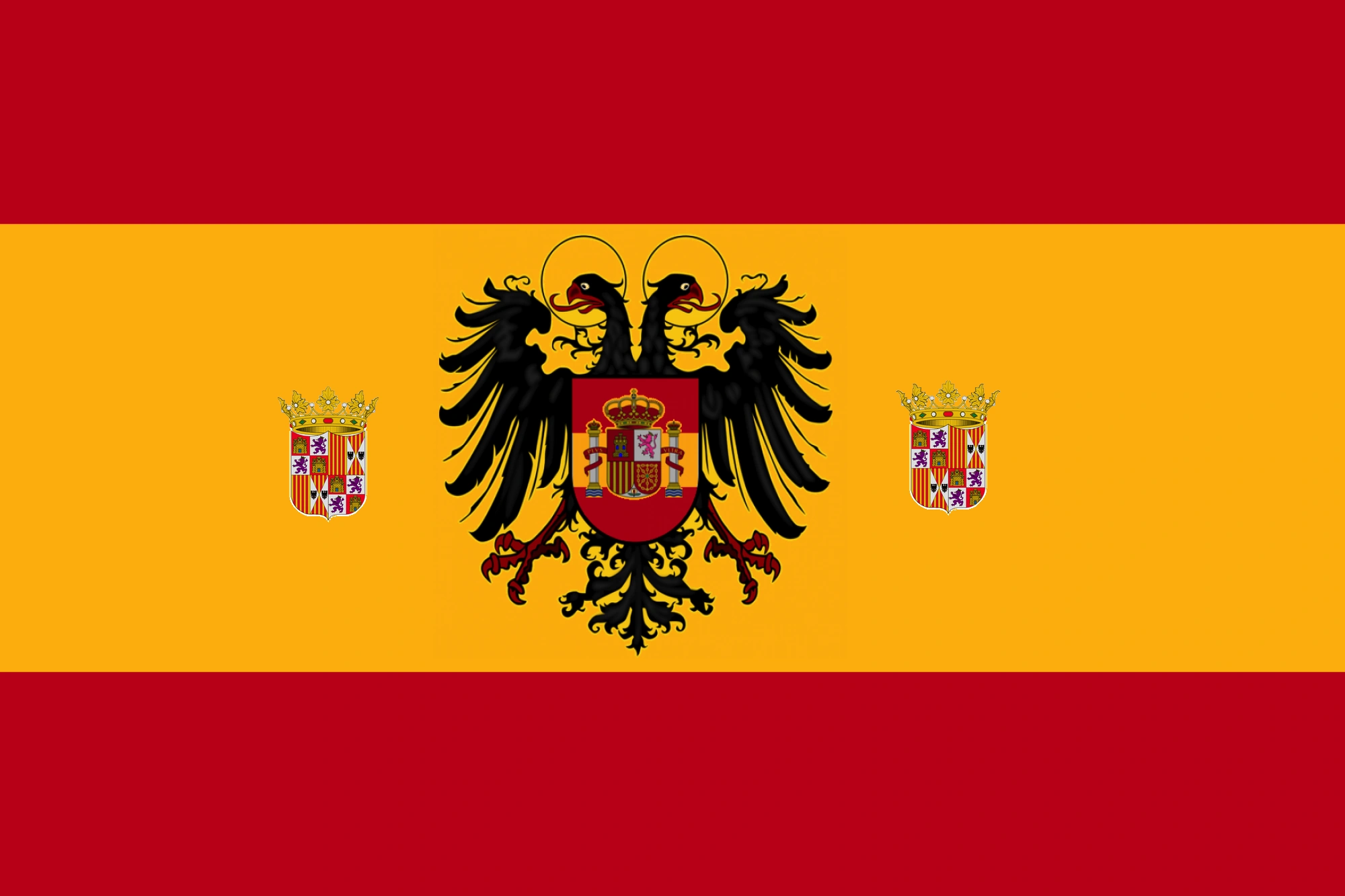 Image Flag of Habsburg Spain center eagle monarchs.png Alternative