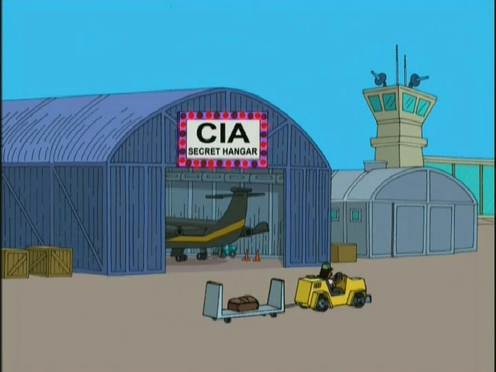 CIA Secret Hanger American Dad Wikia FANDOM powered by Wikia