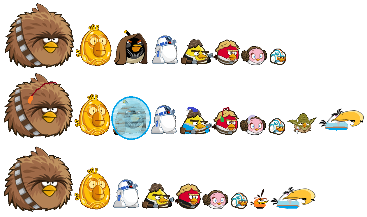 angry birds star wars 2 telepods qr codes list