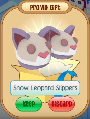 Snow Leopard Slippers | Animal Jam Wiki | FANDOM powered by Wikia