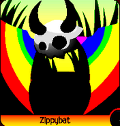 Zippybat suffered a disease that caused him to shed all his skin and 