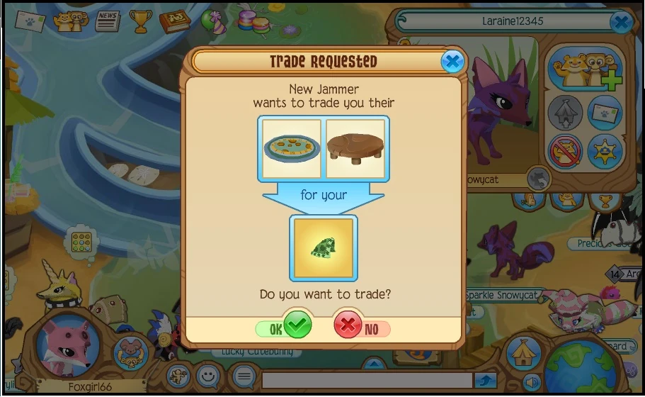 Image AJ trading.jpg Animal Jam Wiki Fandom powered