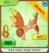 Image result for animal jam rare mechanical angel helmet