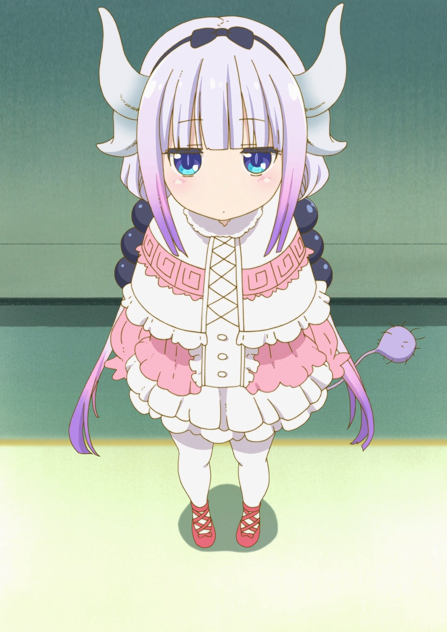 Image - Kanna Stitched Cap (Miss Kobayashi's Dragon Maid Ep 2).png