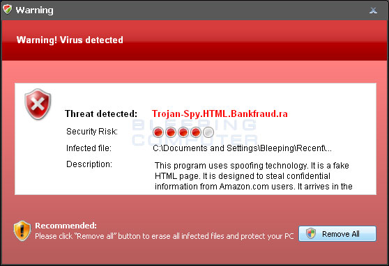 Infected Trojan Program