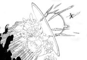 Rin attacks Impure King