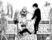 Rin cae tras oir que le gusta a Shiemi
