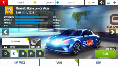 Renault Alpine Celebration Asphalt Wiki Fandom Powered