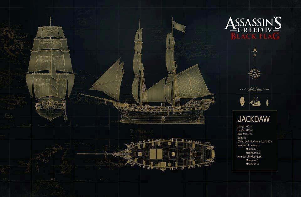 assassin s creed 4 comment savoir le niveau du jackdaw