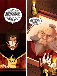 Zuko and picture of Iroh