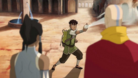 Kai shows his airbending