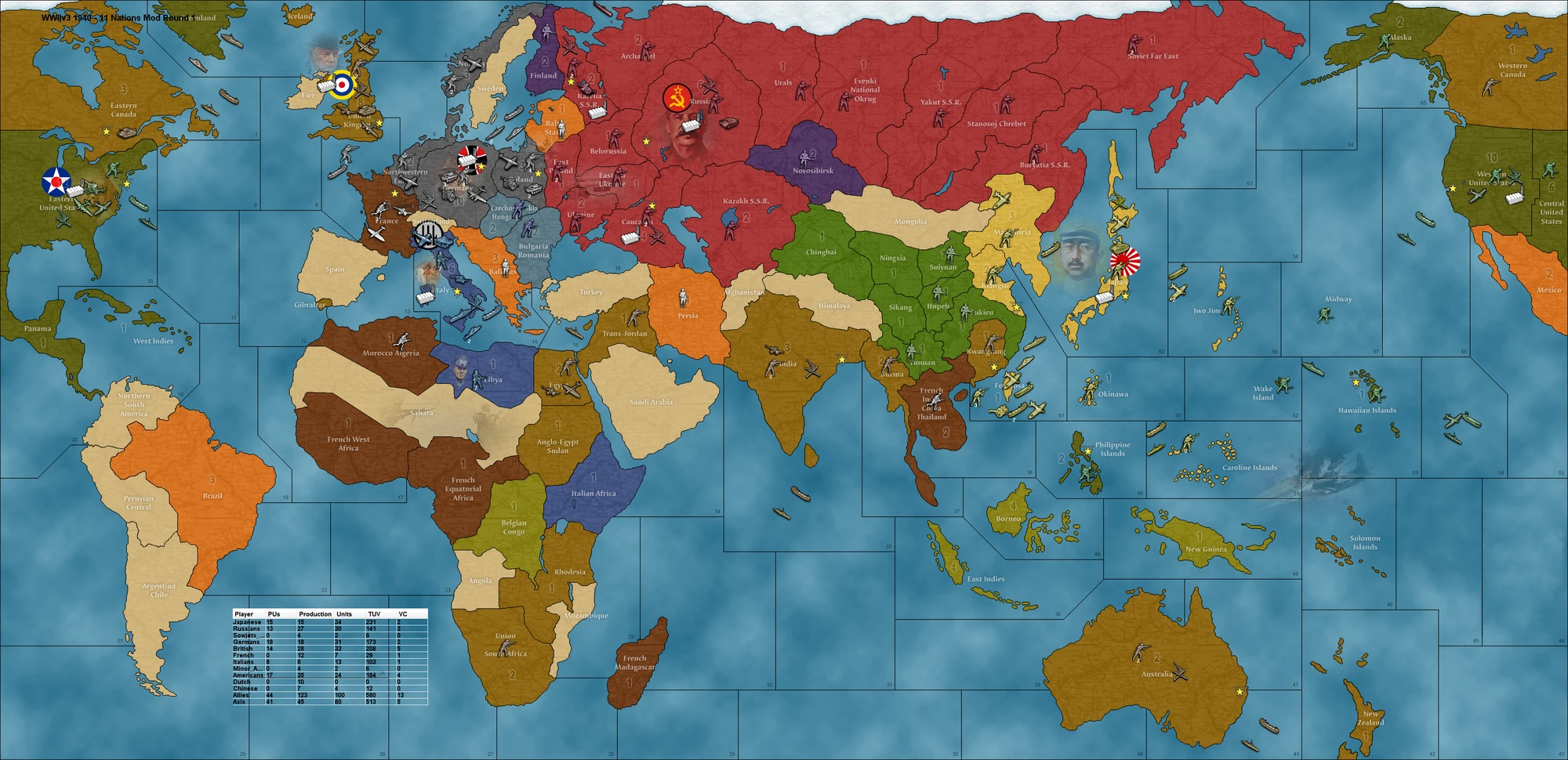 WW2v3-1940-11N | Axis &amp; Allies Wiki | Fandom powered by Wikia