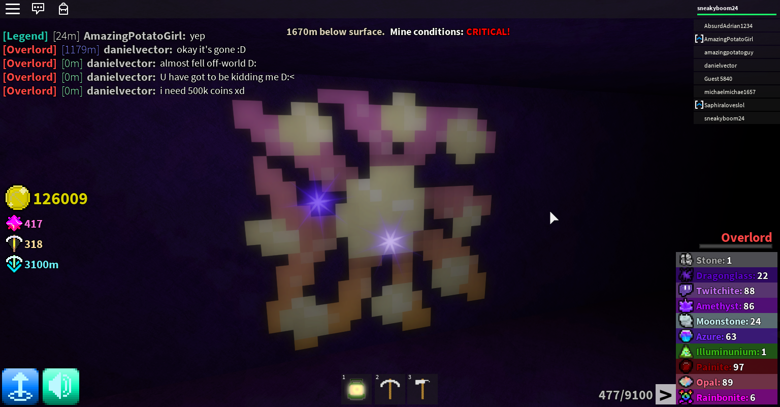 Roblox Azure Mines Ores