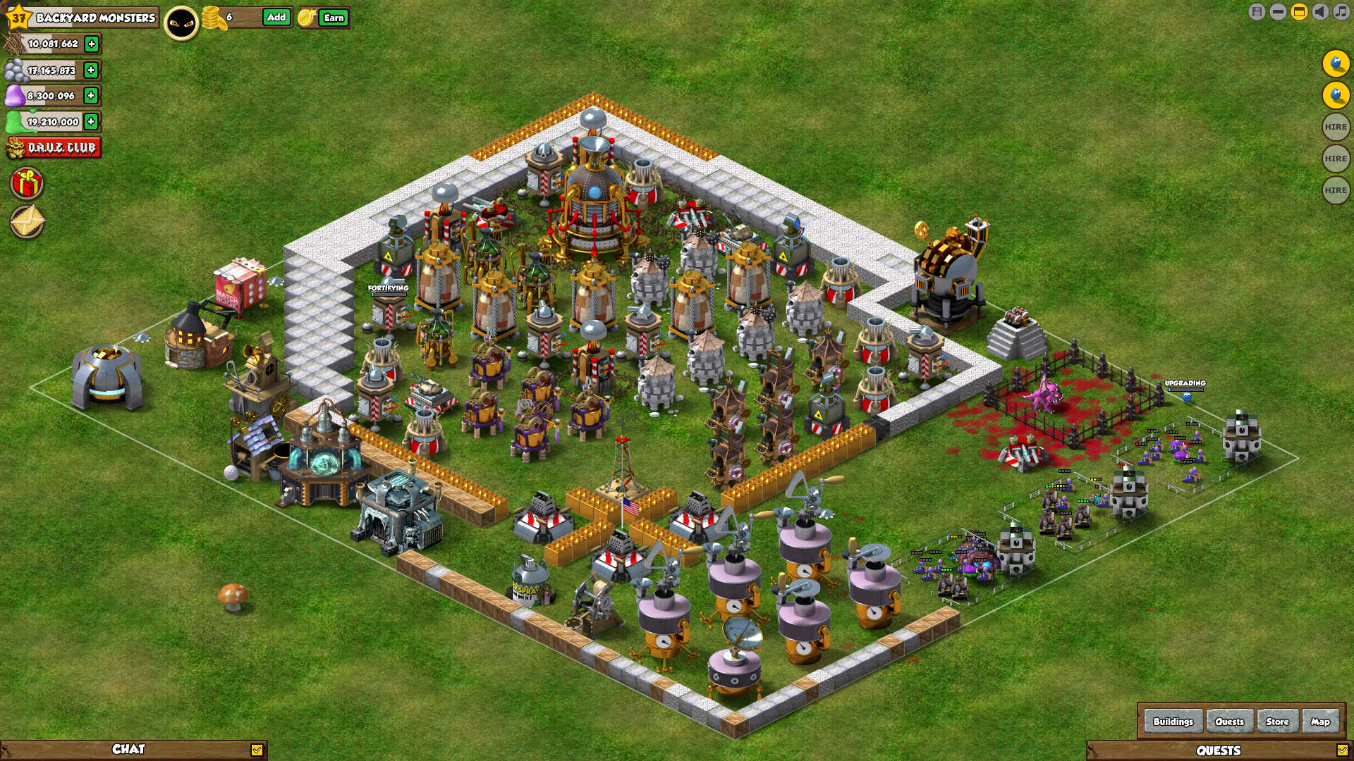 backyard monsters base backyard monsters base