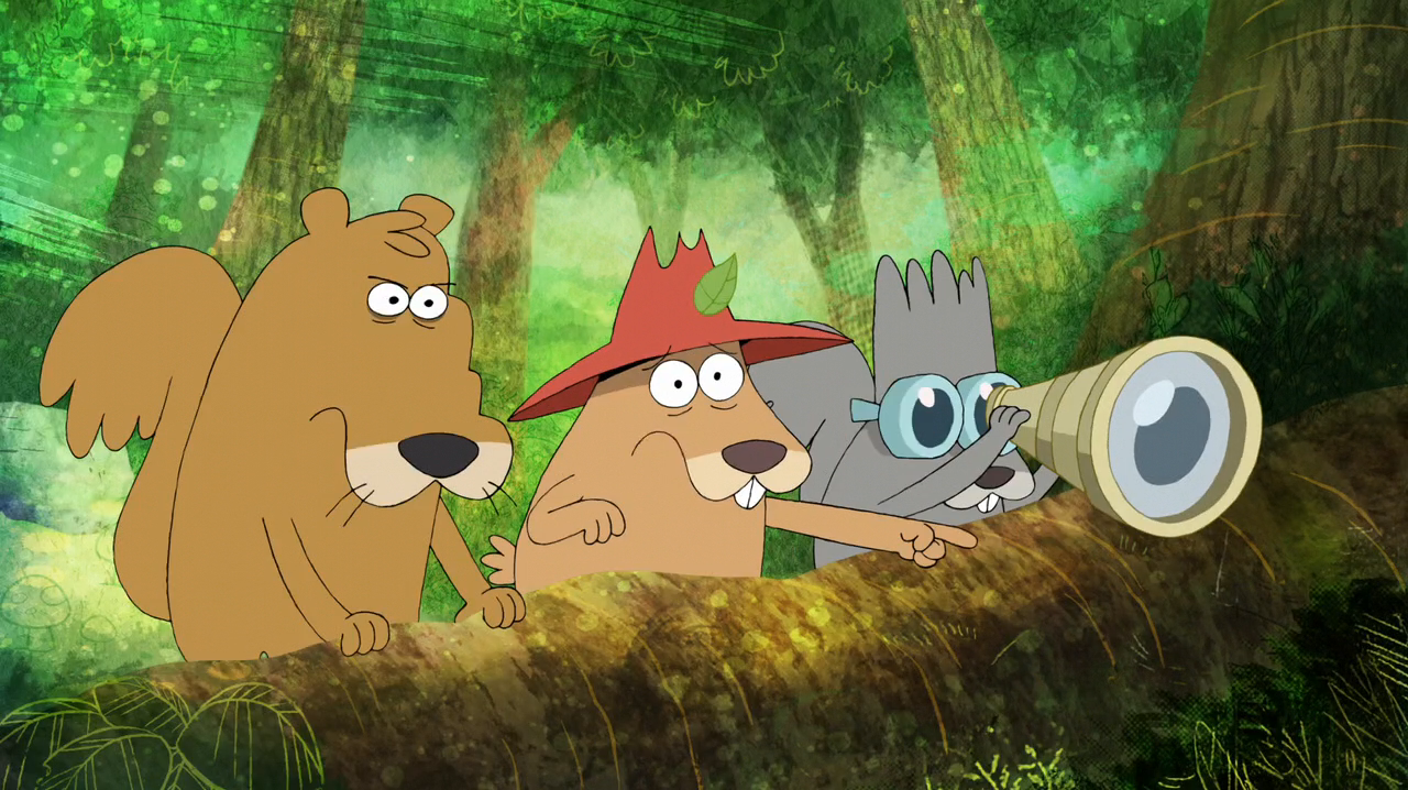 Image result for Les Squirrels from Harvey Beaks