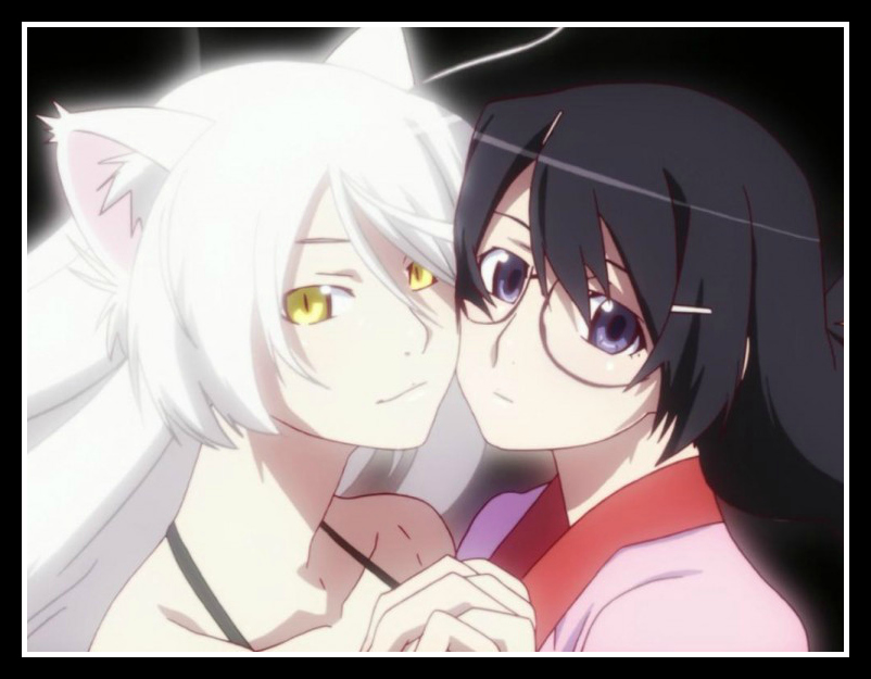 Archivo:Hanekawa y Black Hanekawa.jpg | Wiki Monogatari | Fandom