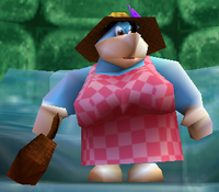 At least she's not a different size than her husband.