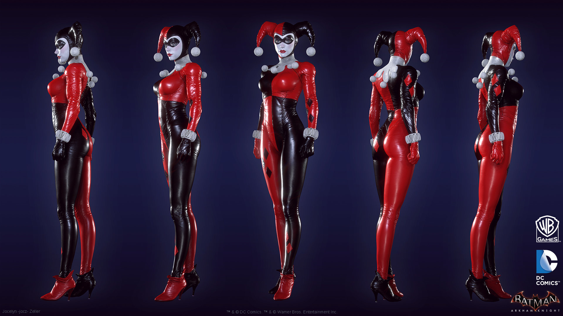 Image Harley Quinn Batman Arkham Knight character model.jpg Batman