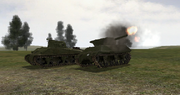 BF1942 WOLVERINE FIRING NEXT TO SHERMAN