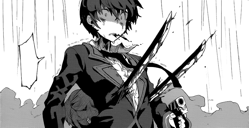 Image - Rentaro is stabbed by Kohina.png | Black Bullet Wiki | Fandom
