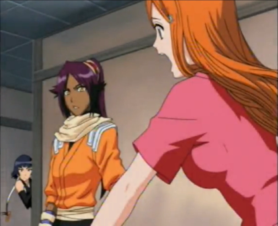 Image SB 07 Orihime and Yoruichi.png Bleach Wiki Fandom powered