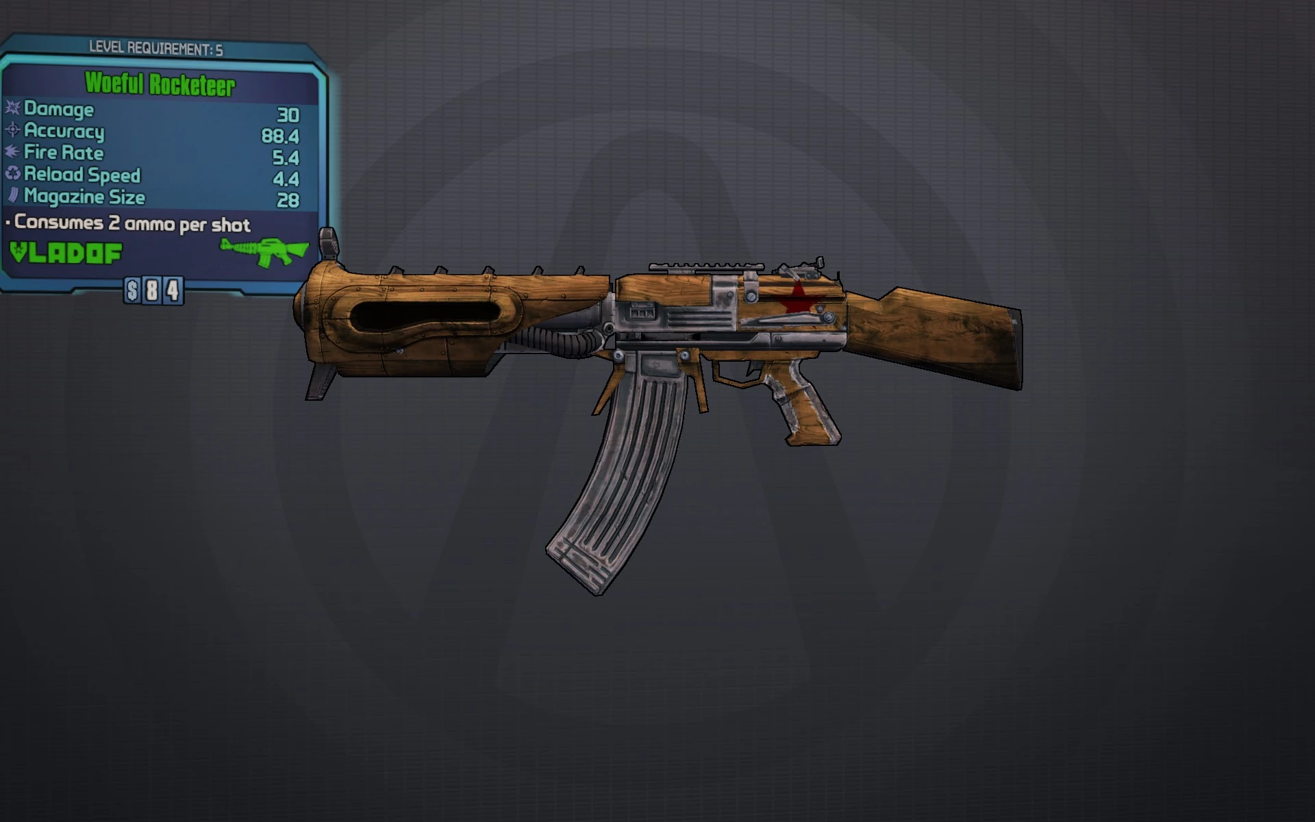 Rocketeer (assault rifle) Borderlands Wiki FANDOM powered by Wikia
