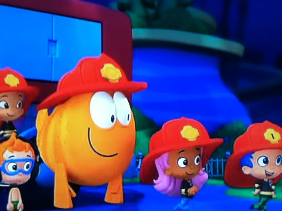 bubble guppies firefighter gil to the rescue
