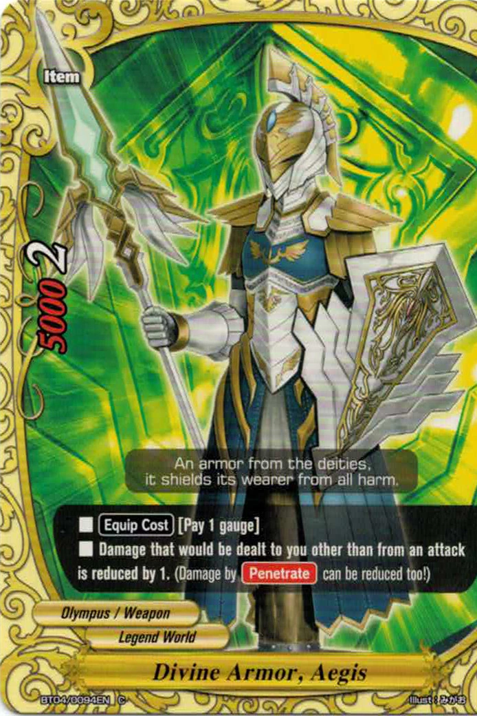 Divine Armor, Aegis Future Card Buddyfight Wiki Fandom powered by Wikia