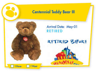 Centennial Teddy Bear III