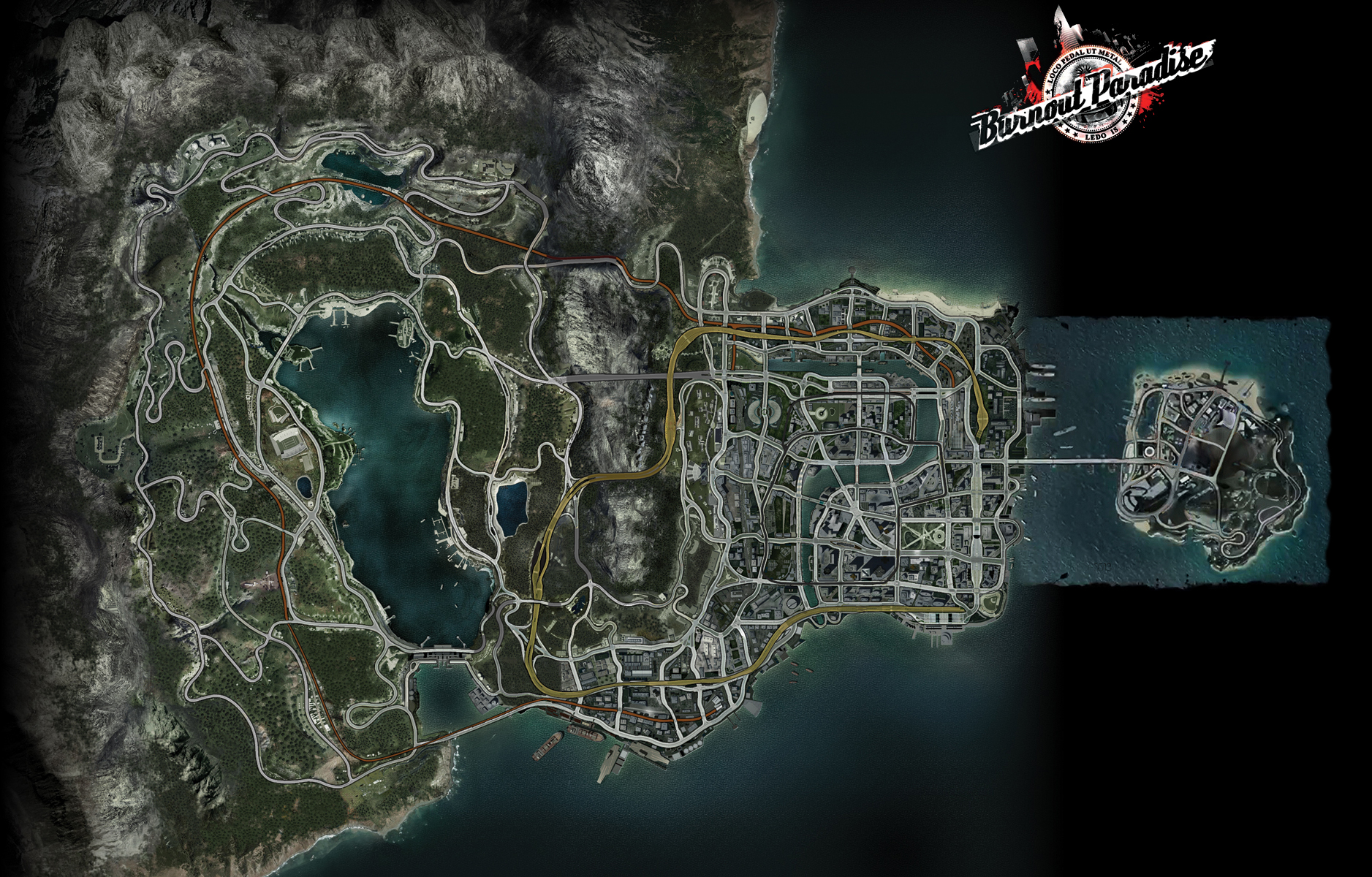 Locations (Burnout Paradise) | Burnout Wiki | FANDOM ...