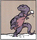 calvin and hobbes t rex