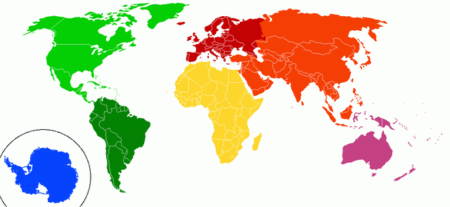 File:Continents by colour.gif