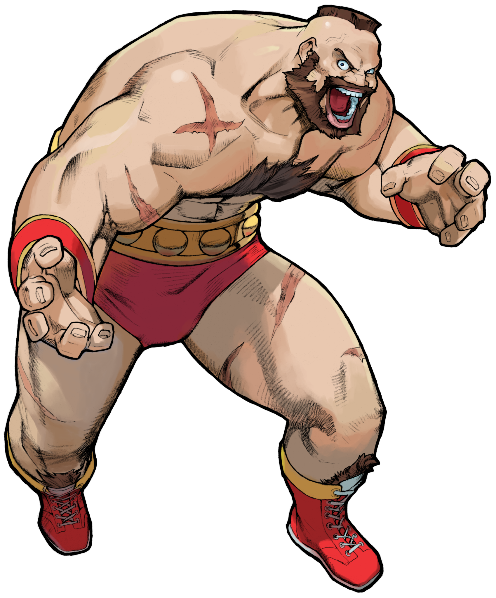 Lutador de rua super de Chun-Li Zangief Guile II Turbo Cammy, zangief,  super-herói, outros png