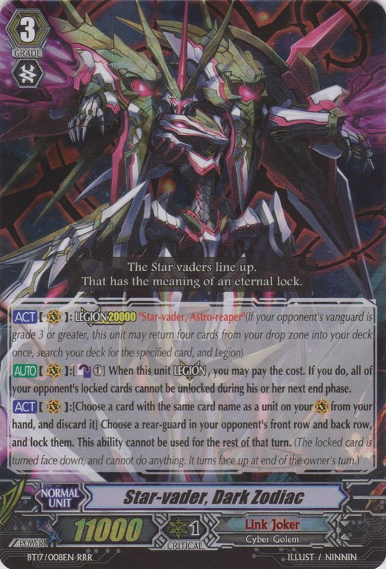 Star-vader, Dark Zodiac | Cardfight!! Vanguard Wiki ...