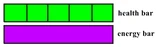 Barra de energia de vida