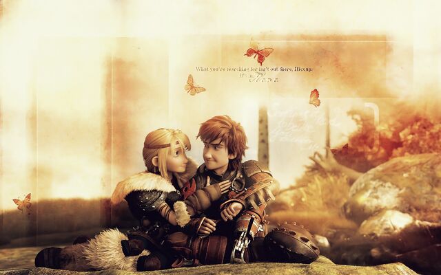File:Astrid and Hiccup Wallpaper.jpg