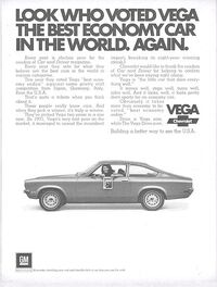 1972 Chevrolet Vega Ad