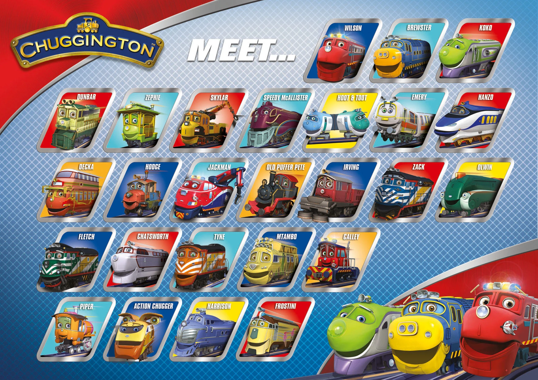 Image CHUGGINGTON meet the chuggers poster jpg Chuggington Wiki Image CHUGGINGTON meet the chuggers poster jpg Chuggington Wiki