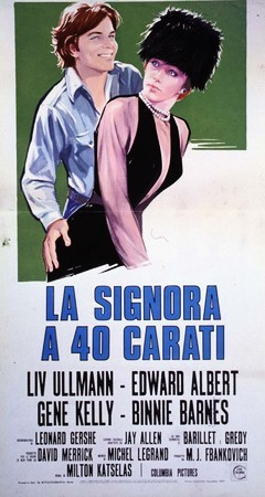 Locandina del film del 1973 la Donna da 40 carati