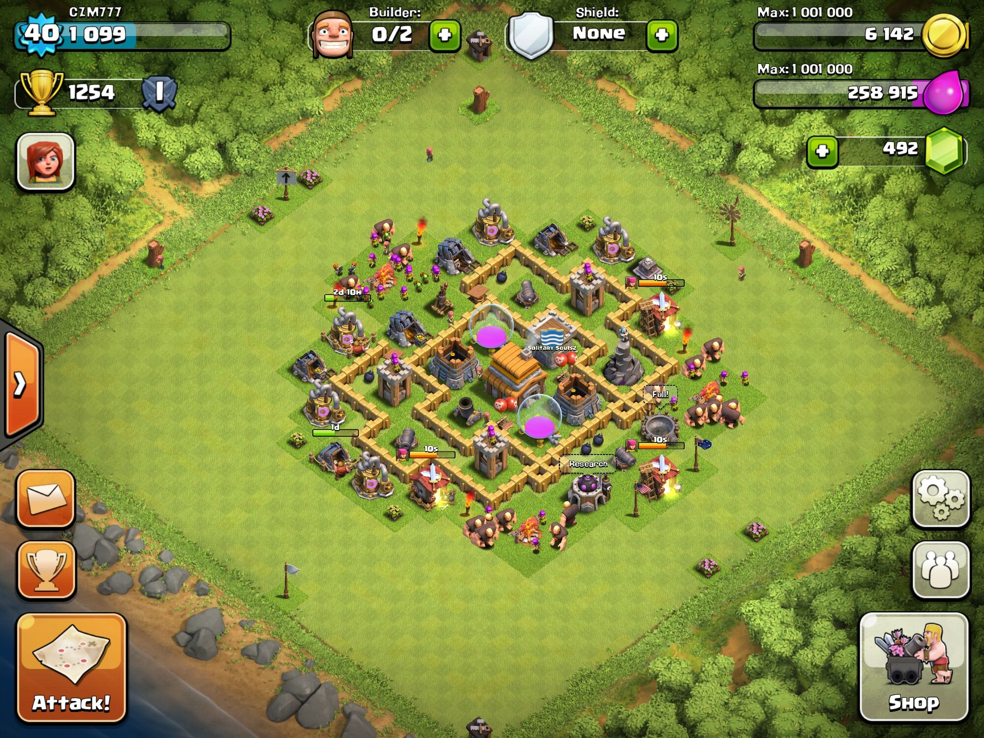 clash of clans base copy th5