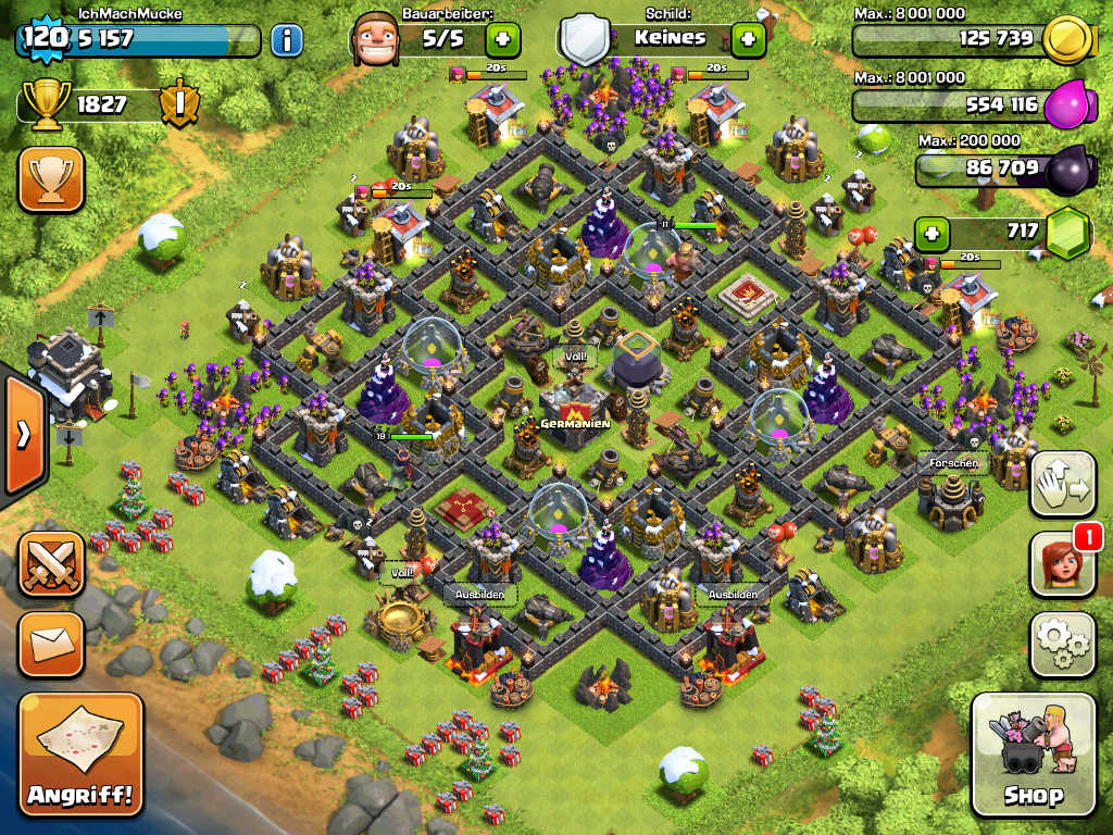 Benutzer BlogIchMachMucke/Mauern auf Level 9 komplett Clash of Clans Wiki FANDOM powered by