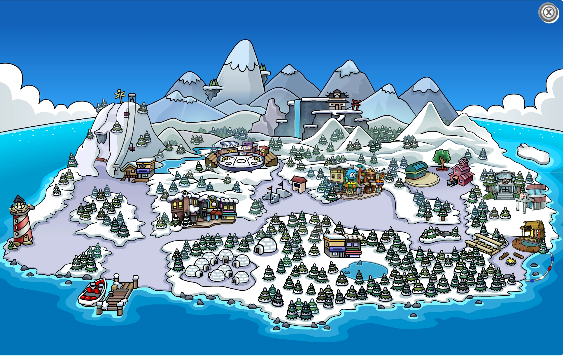 Mapa | Club Penguin Wiki | Fandom powered by Wikia