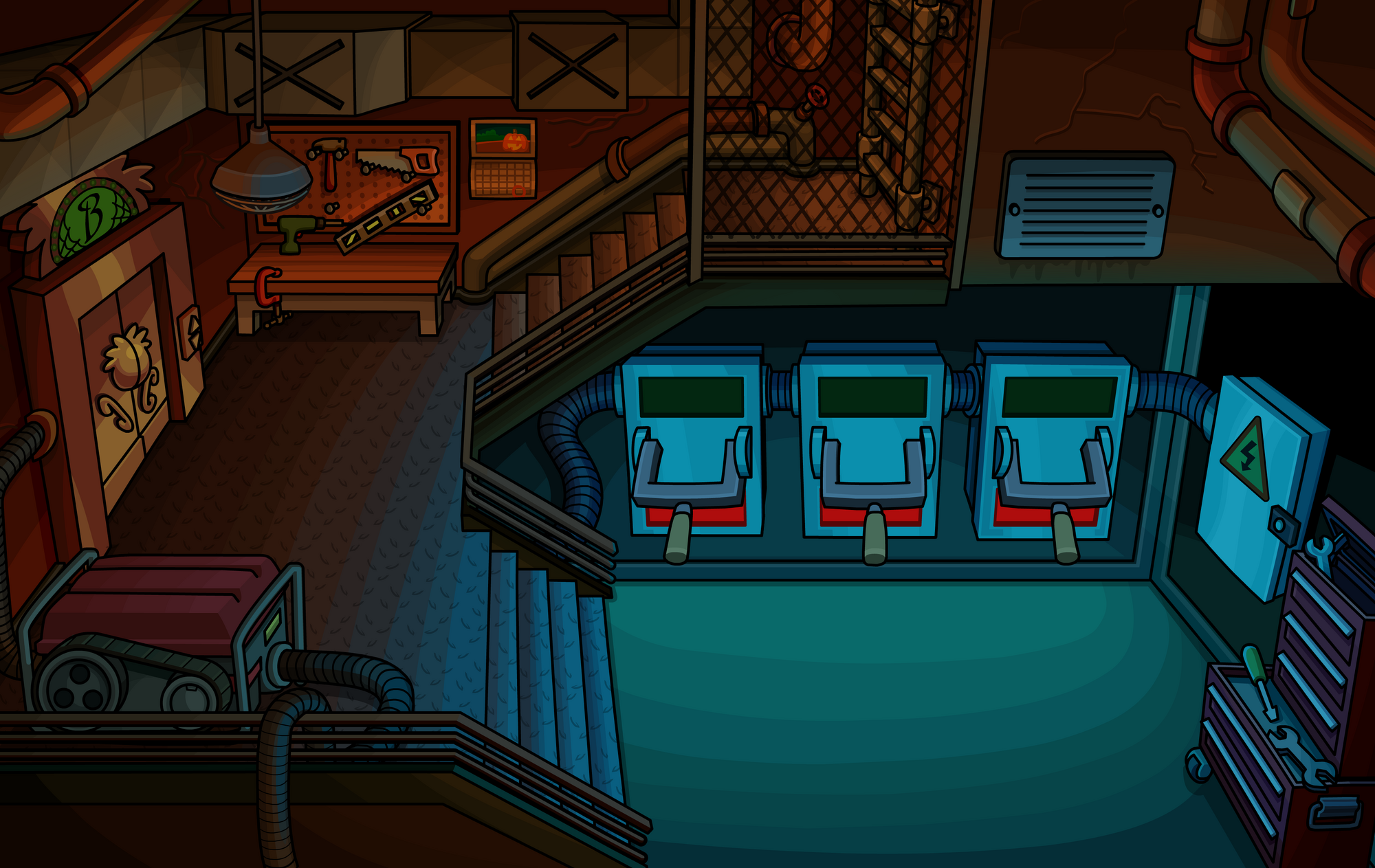 Puffle Hotel Basement Club Penguin Wiki Fandom Powered