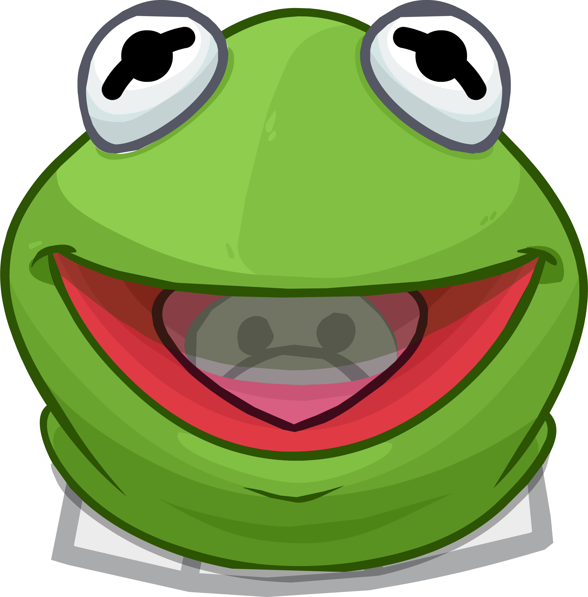 Image - Kermit the Frog Head clothing icon ID 1789.PNG | Club Penguin